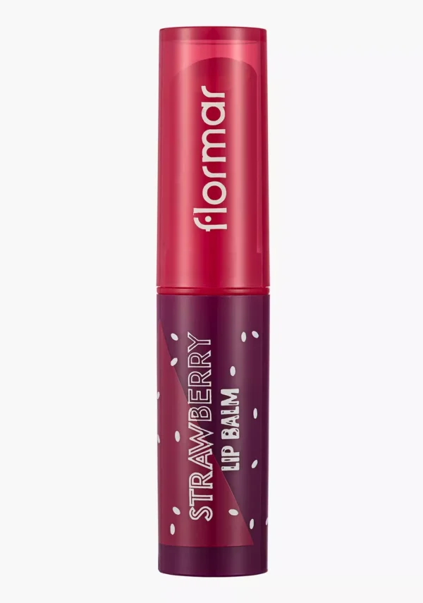 Flormar Strawberry Flavored Coloring Lip Balm - Image 3