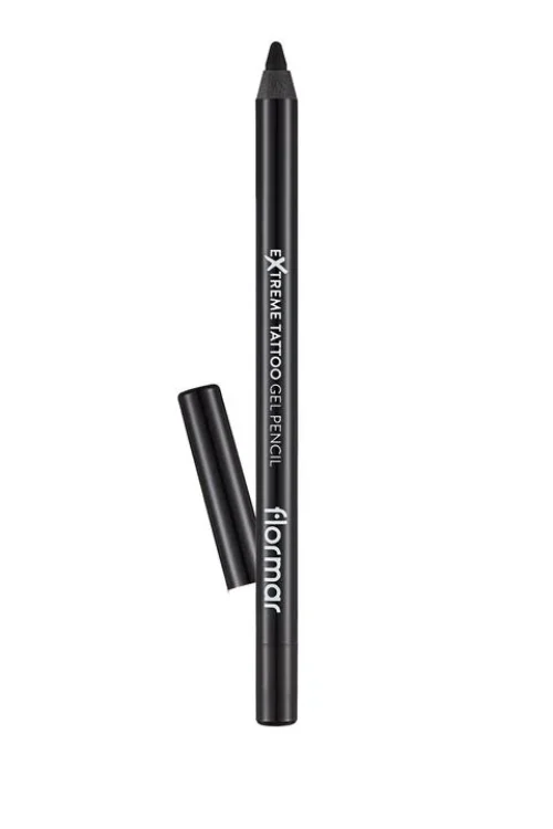 Flormar Extreme Tattoo Extra Permanent Matte Gel Eye Pencil Black