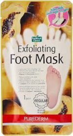 Purederm, Exfoliating Foot Mask, Large, 1 Pair