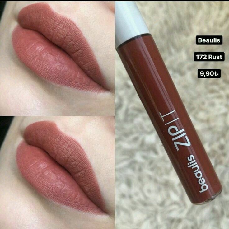 Beaulis Zip It Liquid Matte Lipstick 172 Rust