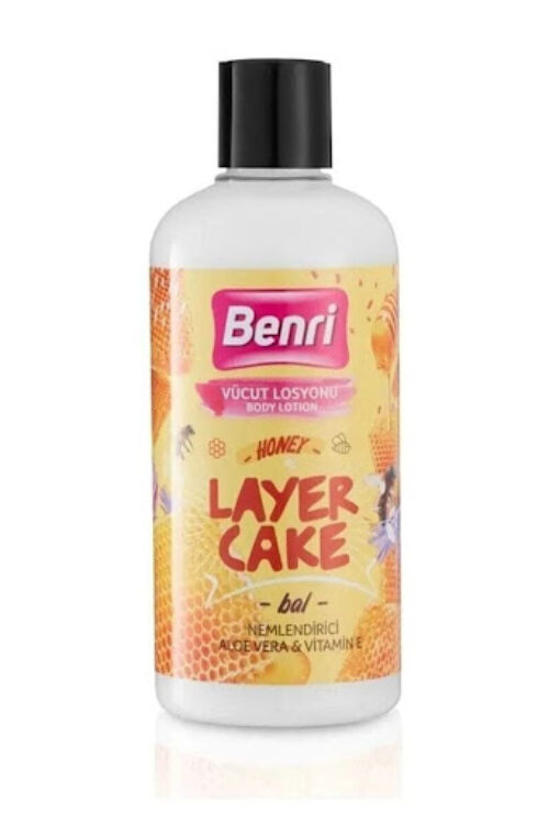 Benri Lotion Honey Layer Cake 500 ml