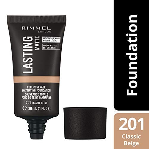 Rimmel London Lasting Matte Foundation 201 Classic Beige