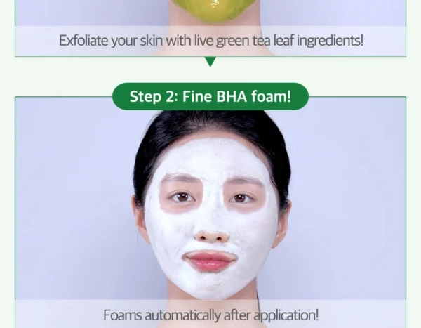 Some By Mi Bye Bye Blackhead 30 Days Miracle Green Tea Tox Bubble Cleanser - Image 3