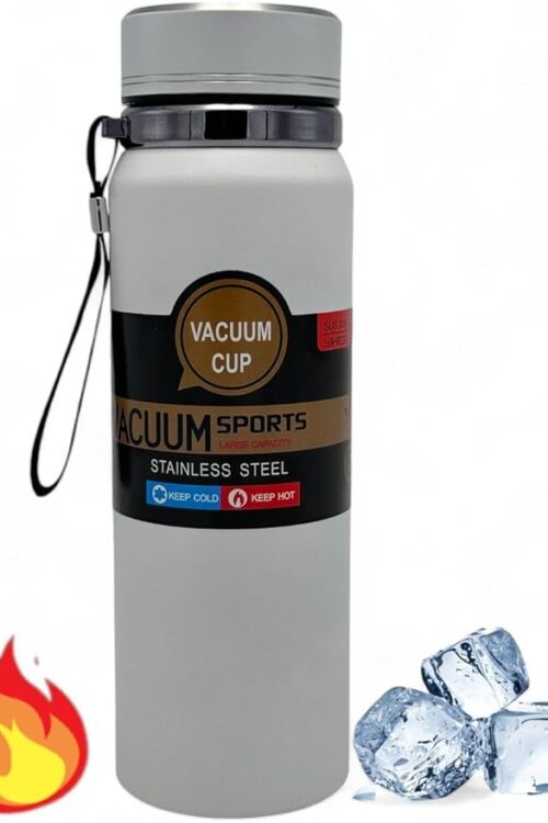 White vacuum bottle 800 ml