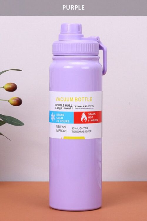 Purple vacuum bottle 1000 ml