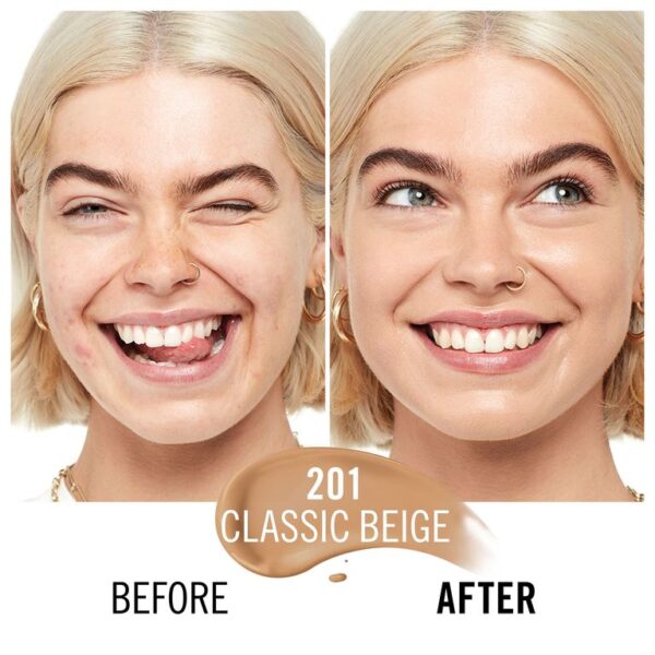 Rimmel London Kind & Free Moisturising Skin Tint 201 classic beige - Image 2