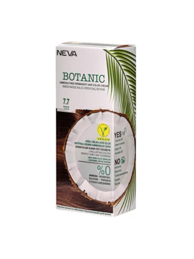 BOTANIC color cream ammonia free 4. Neva Color 7.7, 135 ml
