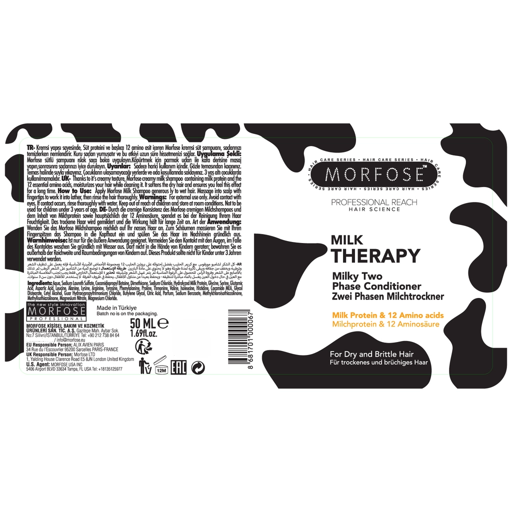 Morfose Milk Therapy Dual Phase Blow-dry Water 50 ml