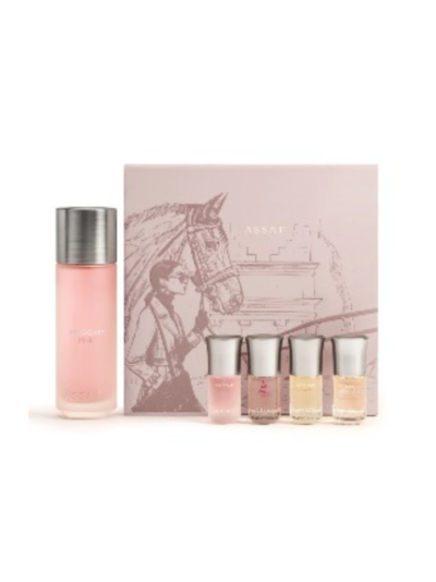 Arrogate Pink Gift Set – ASSAF | 200ml + 4×10ml | For Women