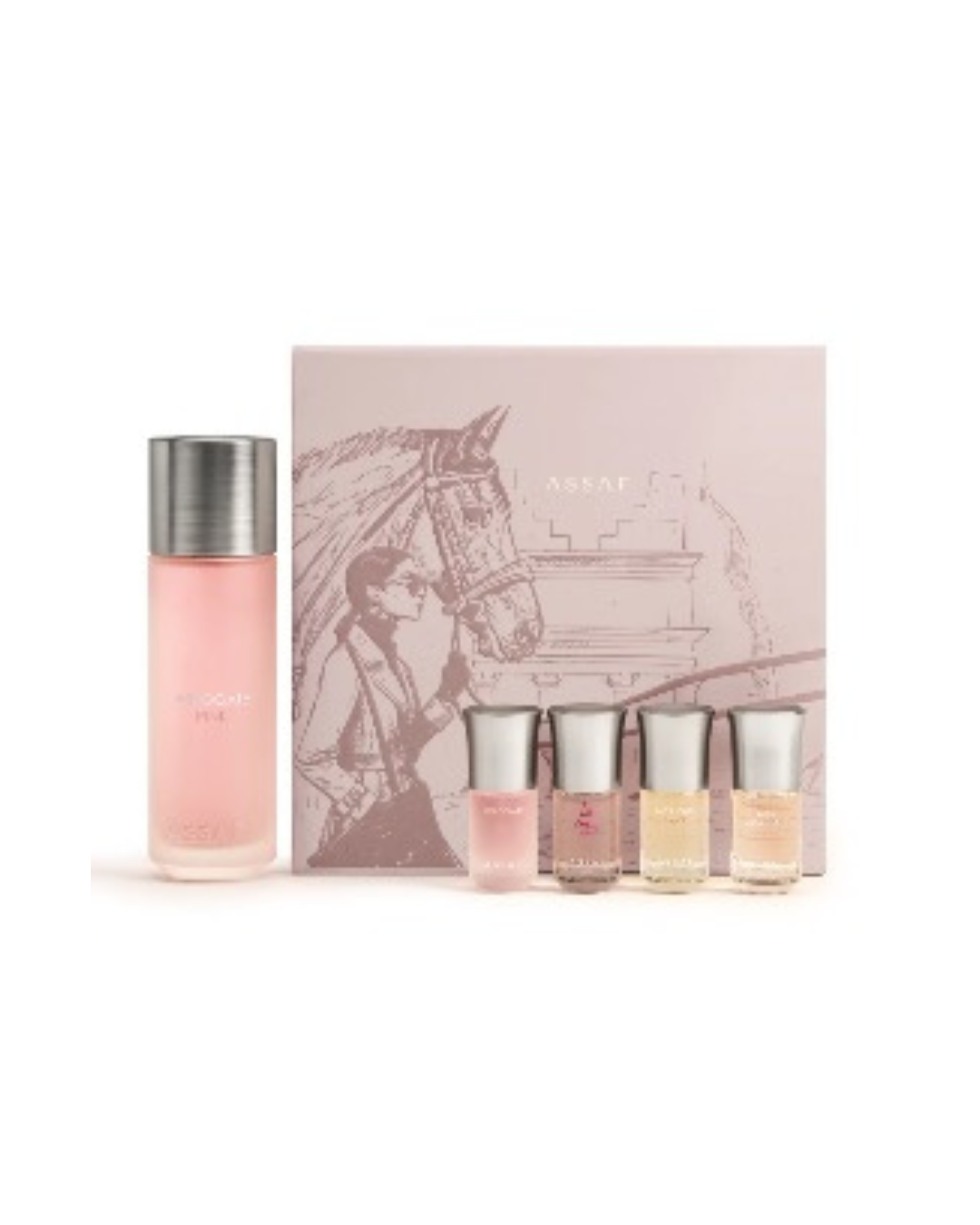 Arrogate Pink Gift Set – ASSAF | 200ml + 4×10ml | For Women